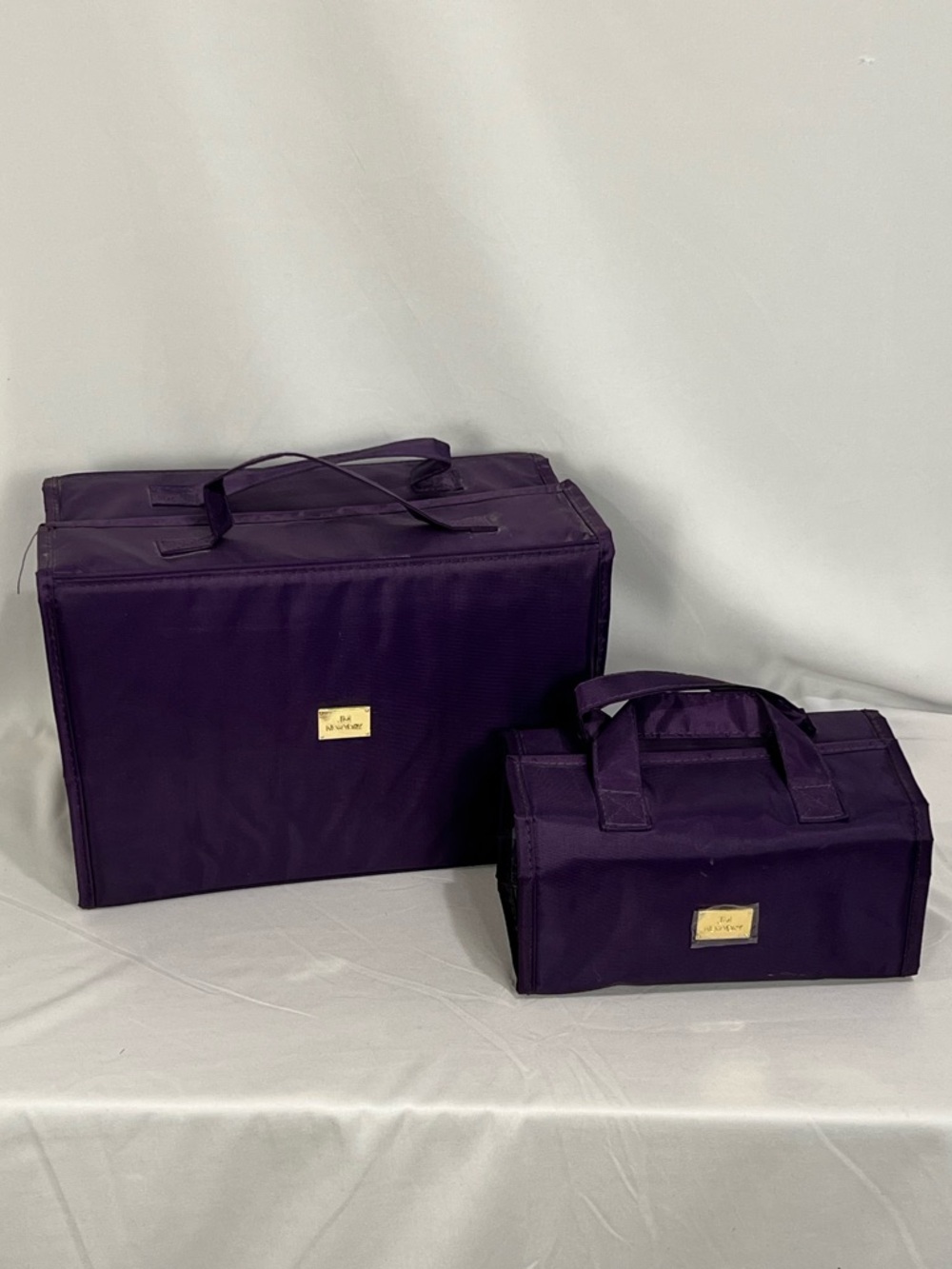 JM New York Purple Nylon Travel Set